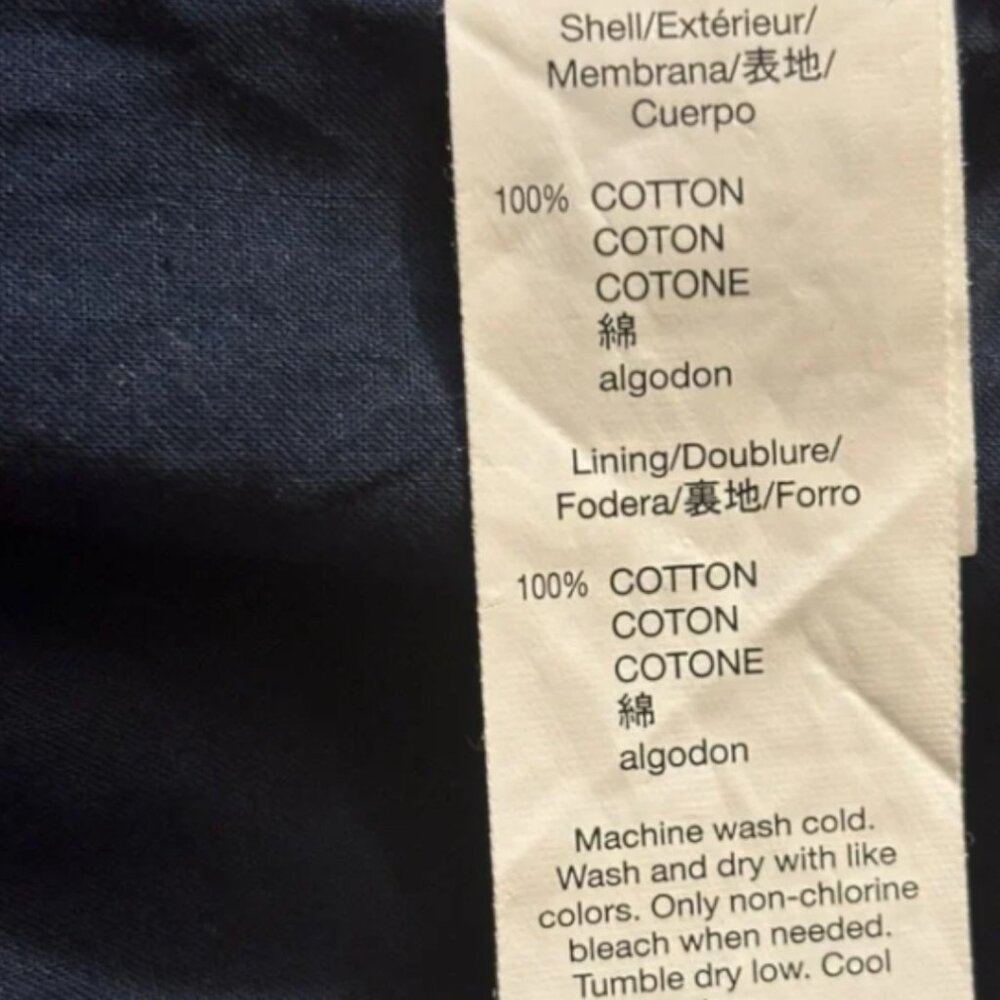 GAP Women's Navy Lace Eyelet Mini Dress Size 0 - Picture 6 of 6